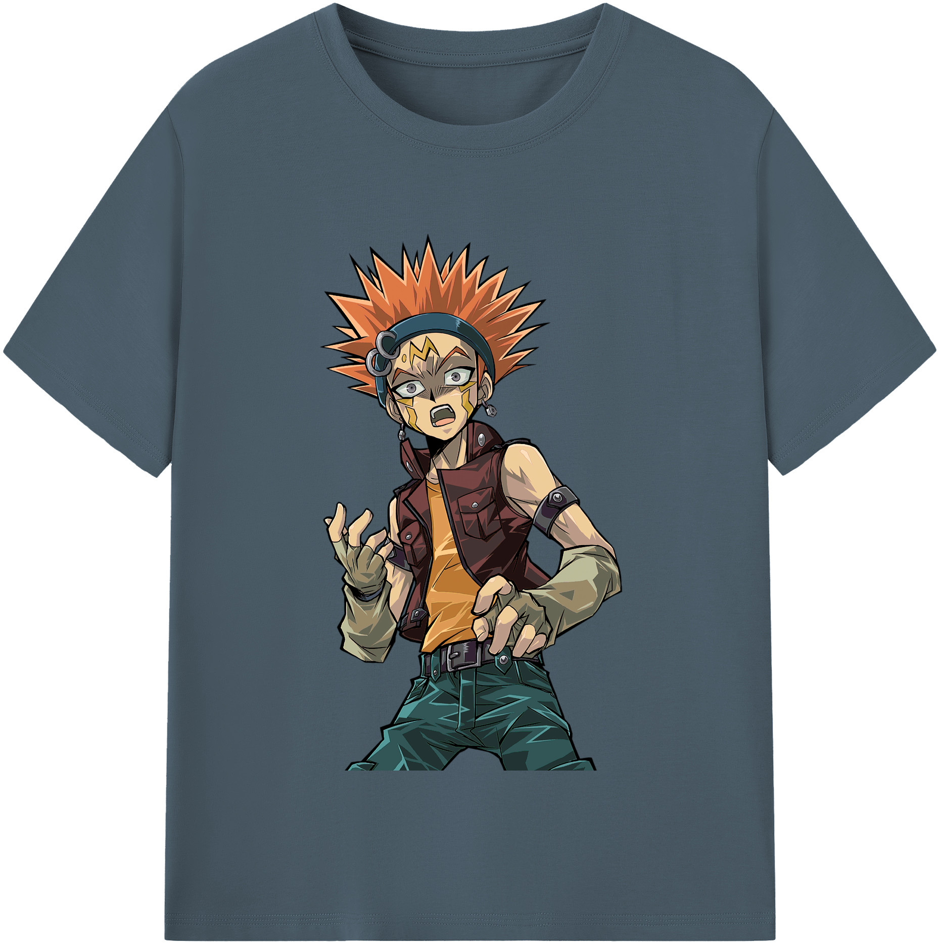 （画像用） 遊☆戯☆王 Yu-Gi-Oh! 綿100％半袖Tシャツ（フロントプリント）